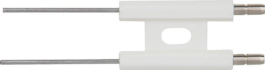 Électrode d'allumage double universelle de 6,3 mm, fil droit de 40 mm, compatible avec les équipements de mélange MEKU