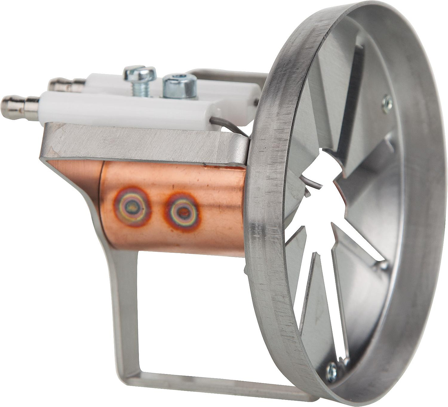 Complete baffle plate with twin electrode, Giersch 33-90-10708