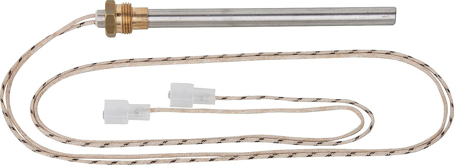 Glow plug for pellet stove 9.5x140mm with 3/8" screw nipple, total length 150mm, 230V, 280 watts