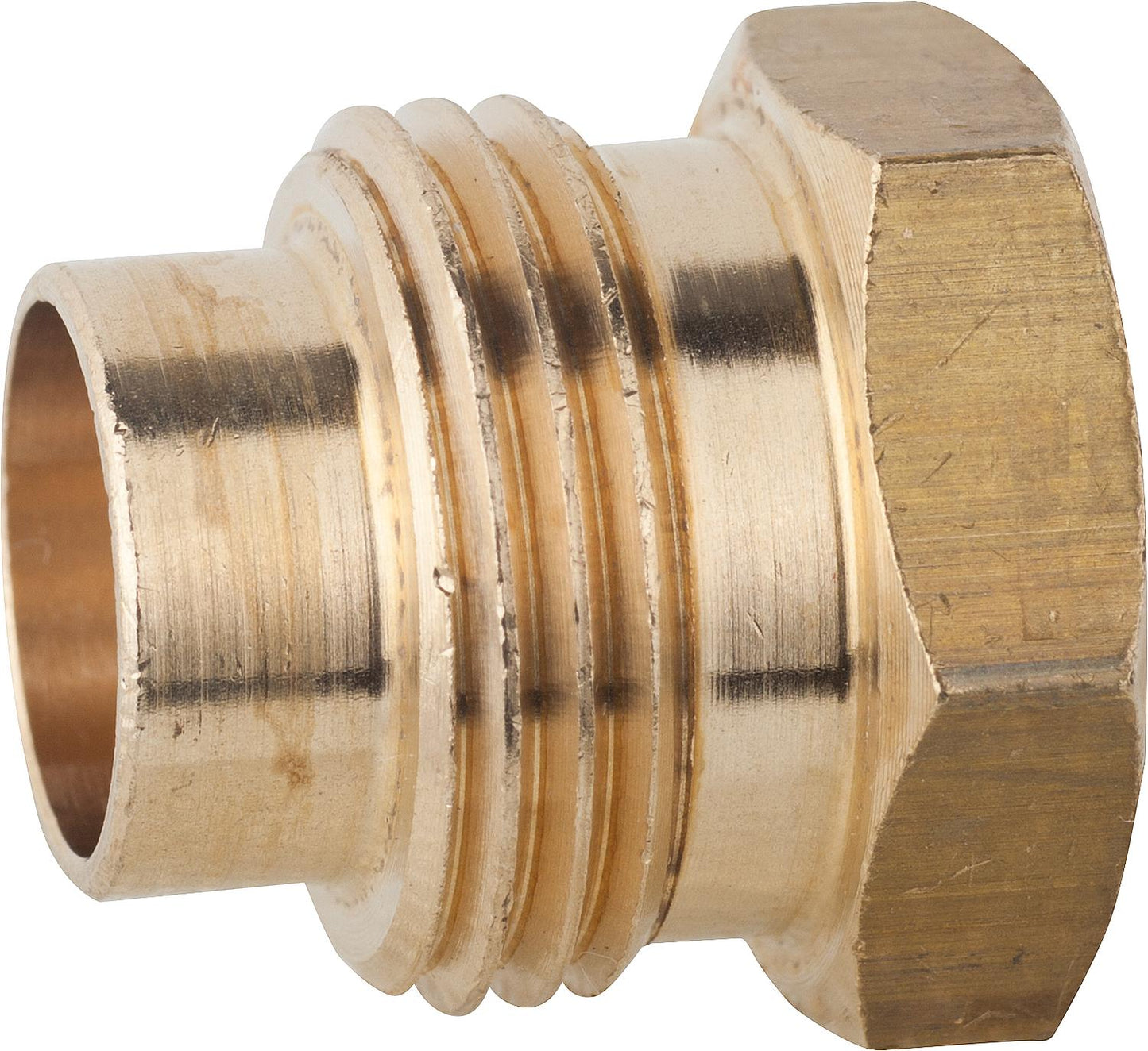 Screw-in nipple for glow plugs, D 10mm, G 3/8" wrench size 17mm