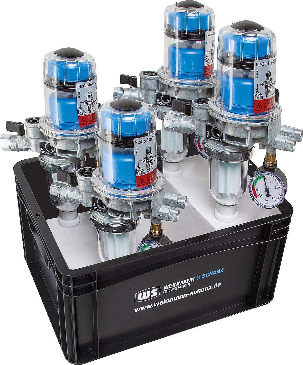 Value pack Afriso heating oil filter with vent Flo-Co-Top, 4-piece, + WS Box free!