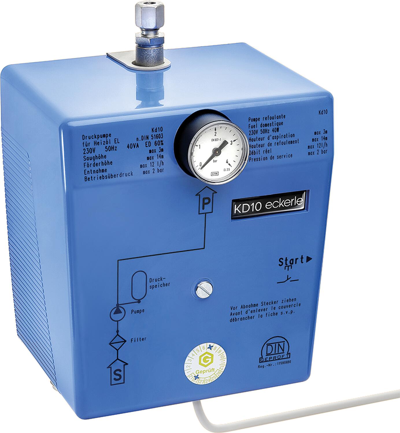 Eckerle KD 10 pressure pump unit