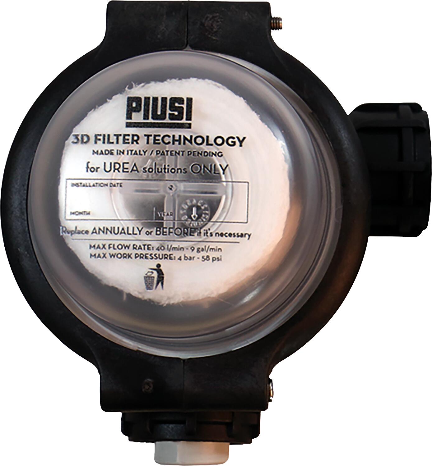Piusi 3D interchangeable filter for AdBlue