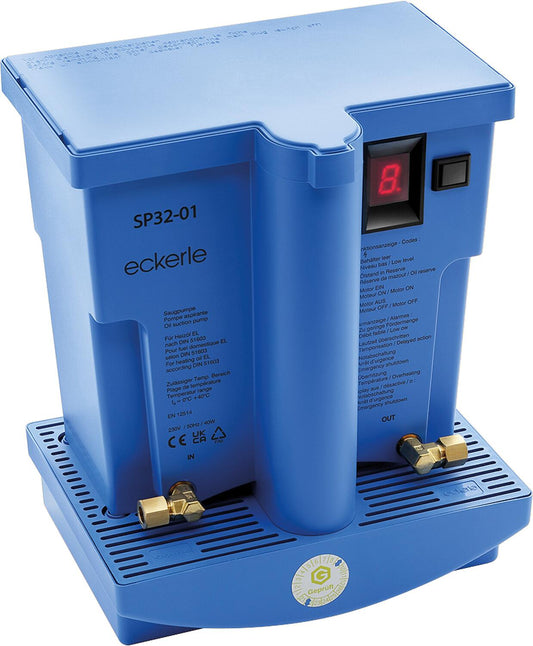 Saugpumpenaggregat Eckerle SP 32/01, mit elektr. Störschaltung und Auffangwanne