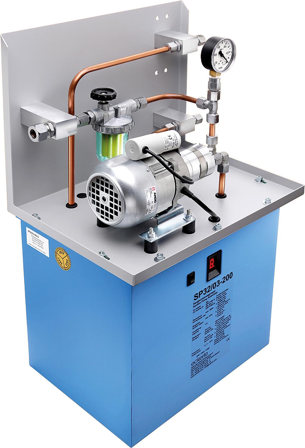 Eckerle SP32 03-200-O suction pump unit, without anti-siphon valve, 180 l/h at 9.5 m suction head