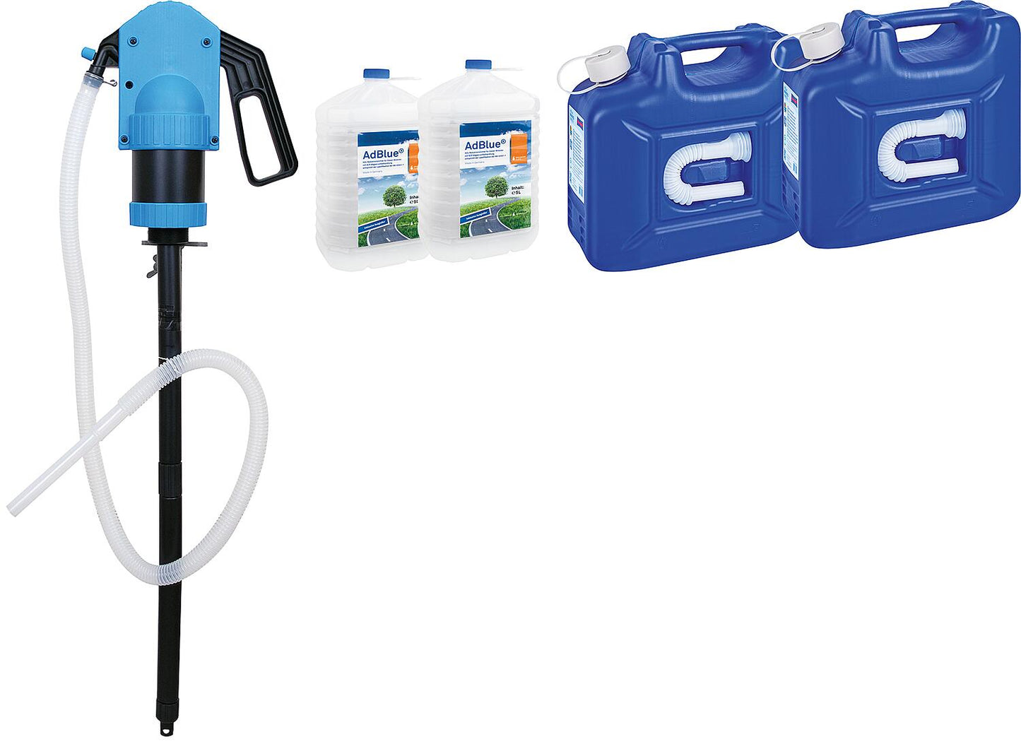 AdBlue barrel pump set