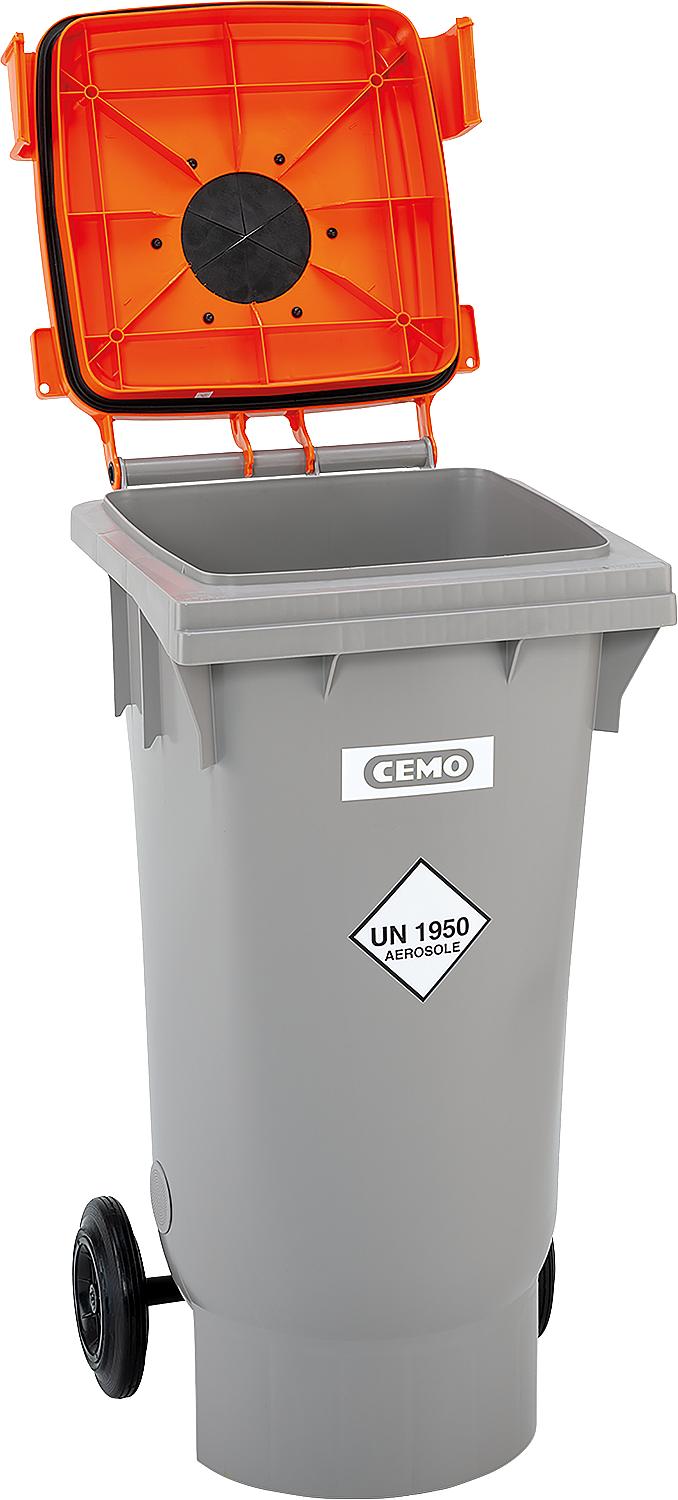 Cemo 120l 11346 spray can collection container