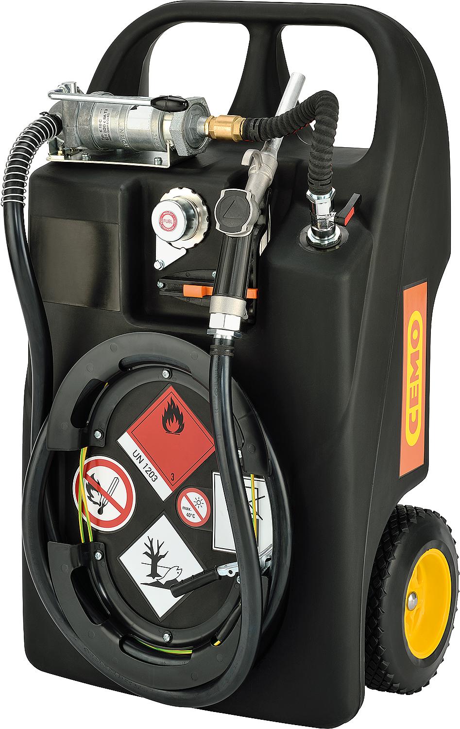 Système de ravitaillement mobile pour chariot à essence