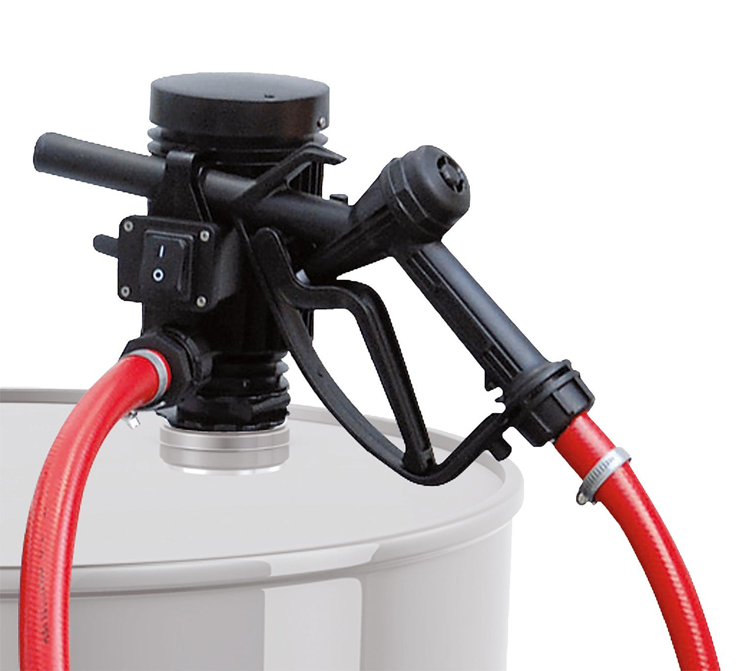 Piusi Pico electric barrel pump set with manual dispensing valve