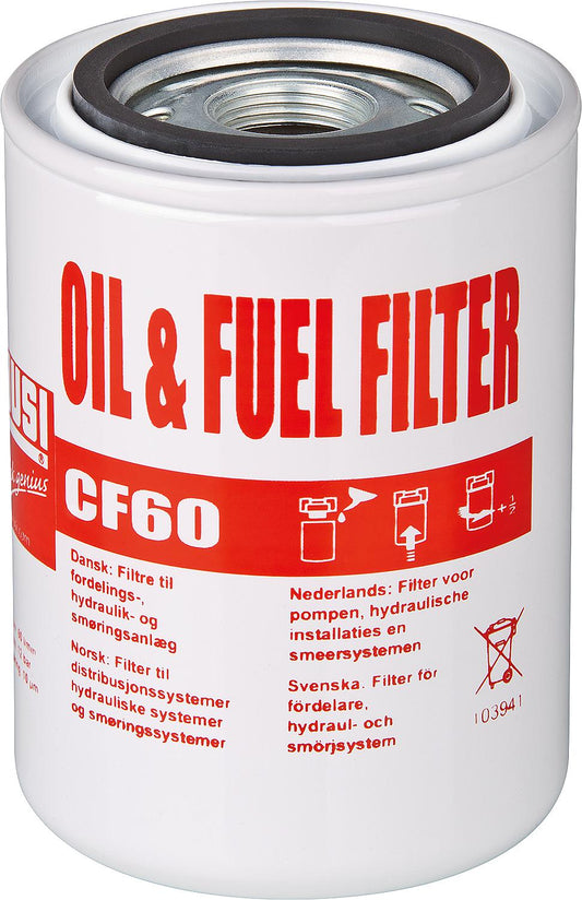 Replacement filter type 10 micron filter cartridge 60L