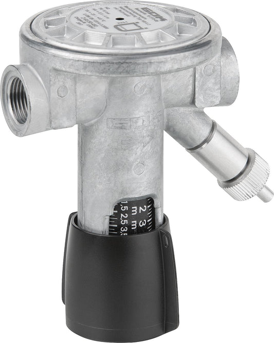 Antiheberventil membrangesteuert DN10(3/8")IG, 10bar, mit integriertem Prüfventil