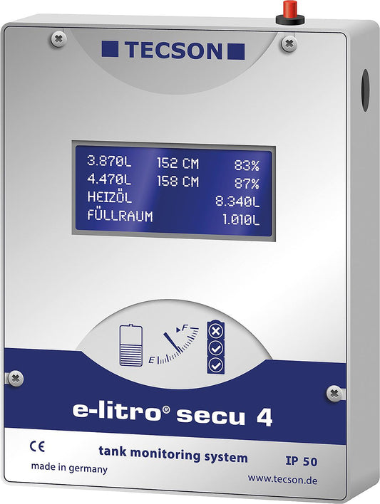 Tankinhaltsanzeiger für Batterietanks Tecson e-litro secu 4