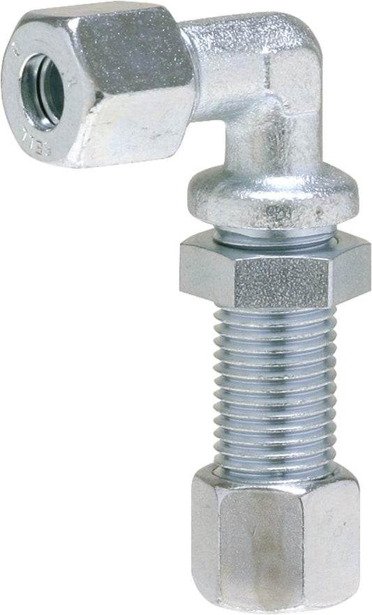 WSV angle bulkhead screw RVS 8 x RVS 8 series L