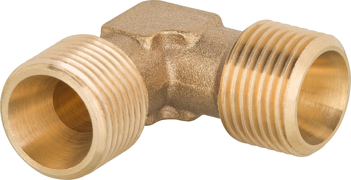 Angle nipple made of brass 1/4" x 1/4" cyl. b/s inner cone