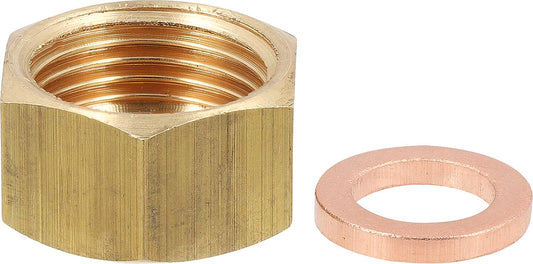 Brass cap 3/8" with seal