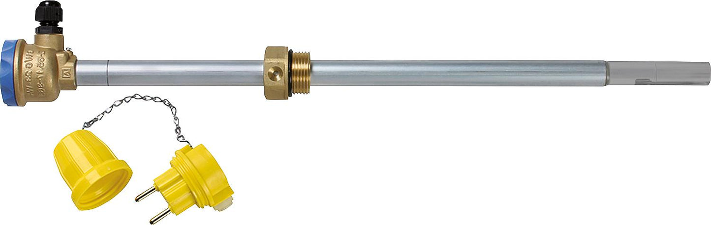 Limit switch for underground tank GWG 23-WA, installation length 400 mm, yellow fitting - special version