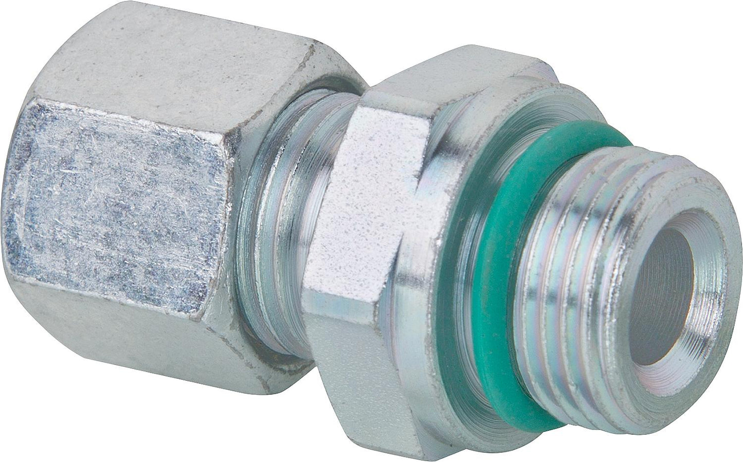 Cutting ring fitting 8x3/8", cylindrical with O-ring + MS-SR short version