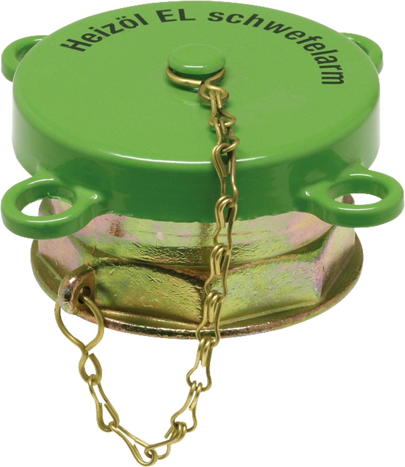 Bouchon de tuyau de remplissage DN 65 (2 1/2") filetage mâle x DN 50 (2") filetage femelle