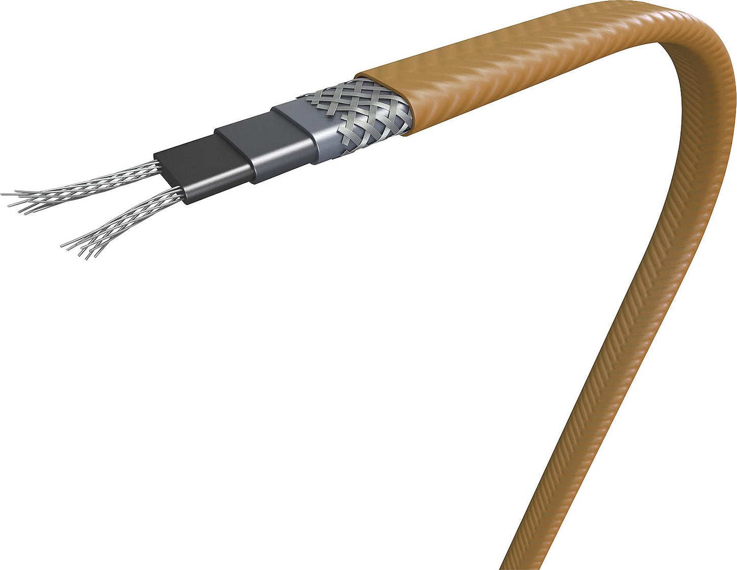 Câble chauffant MTHW pour le maintien de la température de l'eau chaude à 60 °C, 12 W/mètre à 65 °C