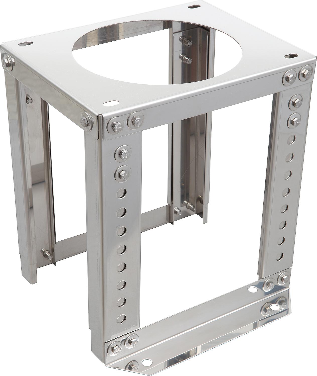 Double-walled exhaust system, chimney support DN 113, height adjustable