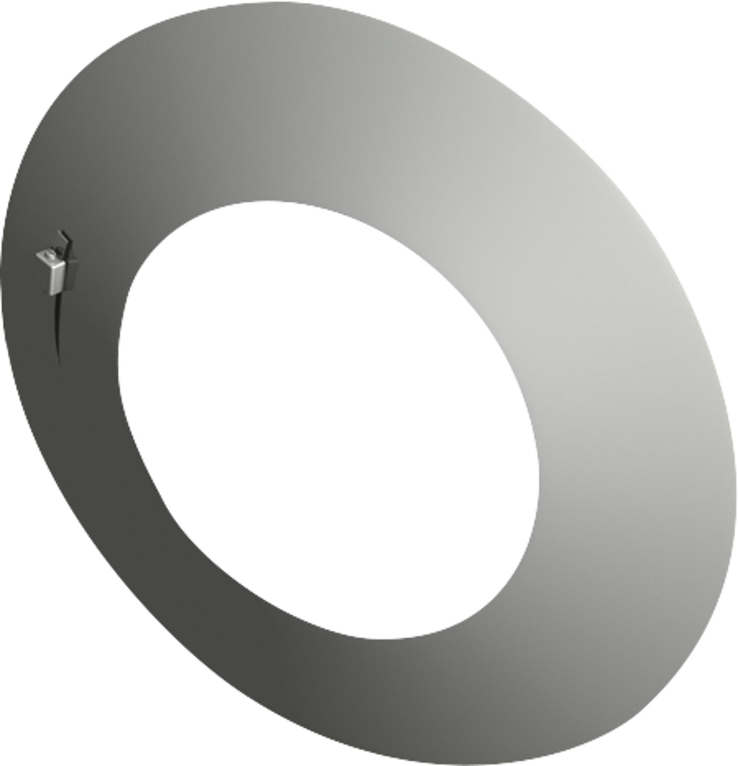 Double-walled exhaust system wall rosette - DN 113/174 hinged, edge width = 75 mm