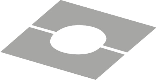 Abdeckblende, zweiteilig