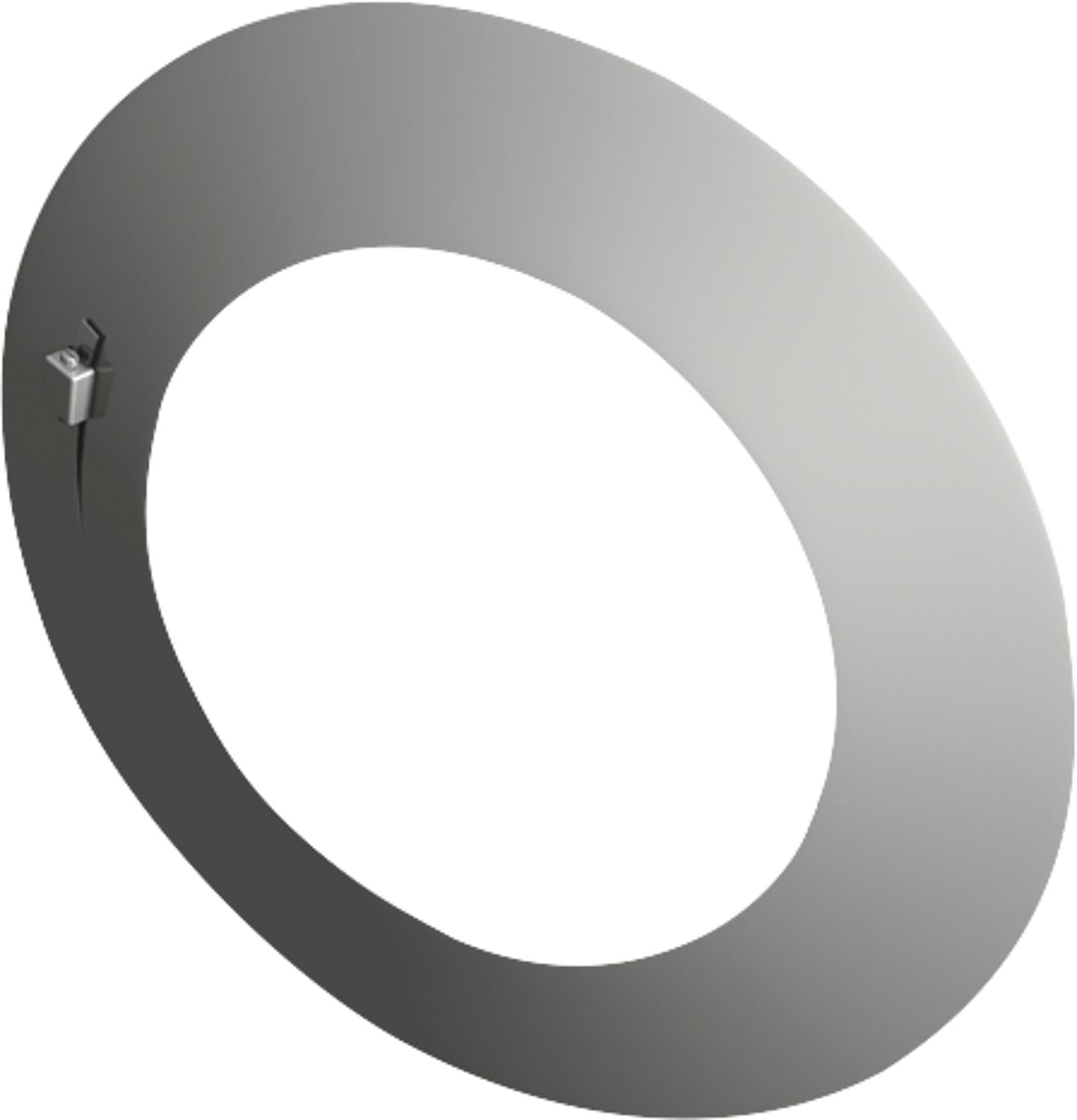 Double-walled exhaust system wall rosette - DN 113/174 hinged, edge width = 75 mm