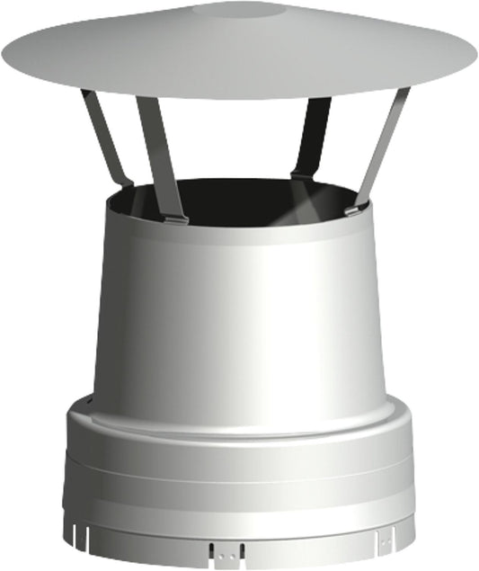 Double-walled exhaust system rain cap, universal, DN 113