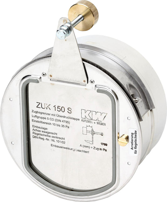 Train limiter ZUK 150 S Ø 150 mm, stainless steel