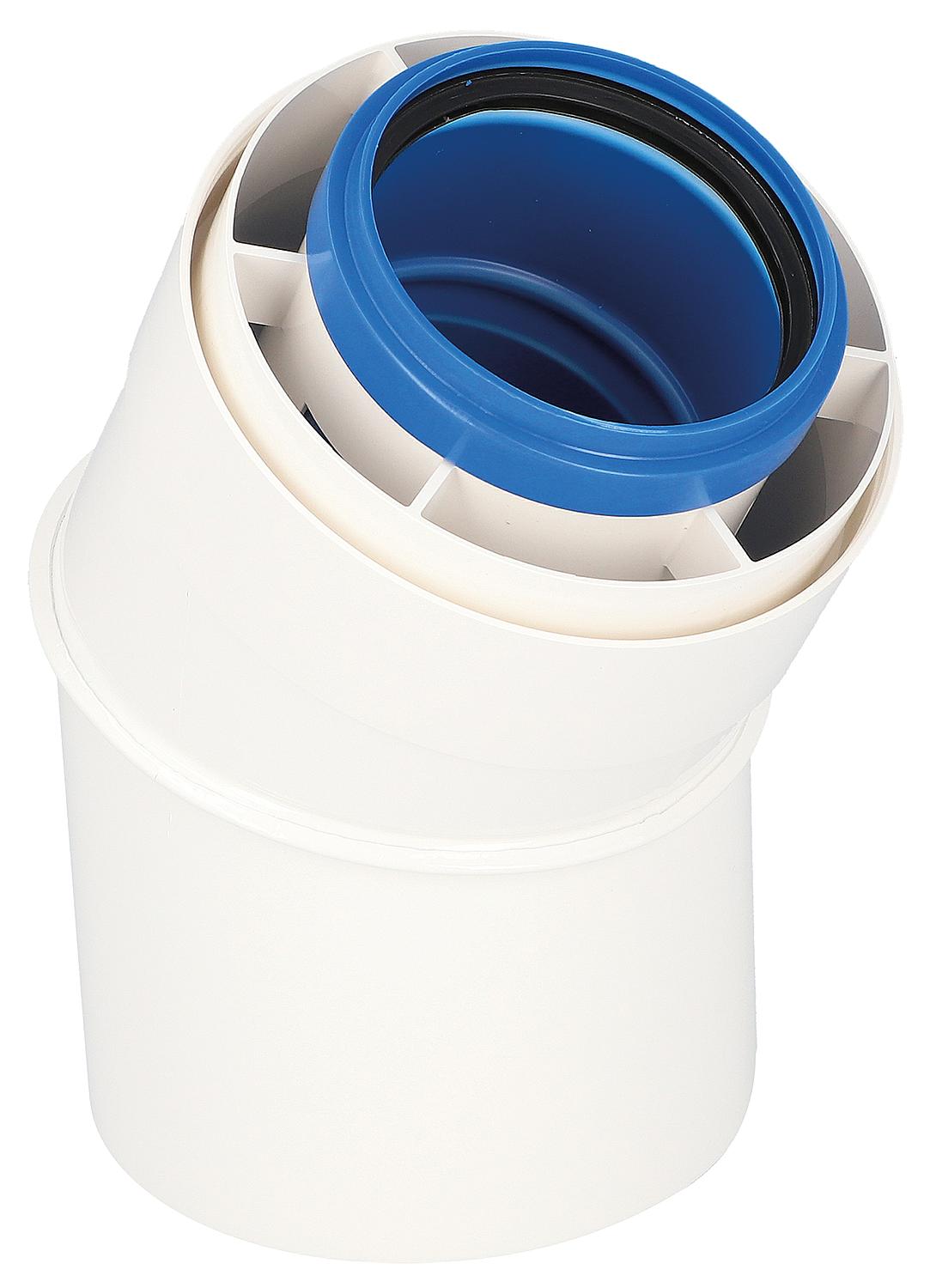 Coude extérieur CondensBlue AZ-C 30° DN 80/125