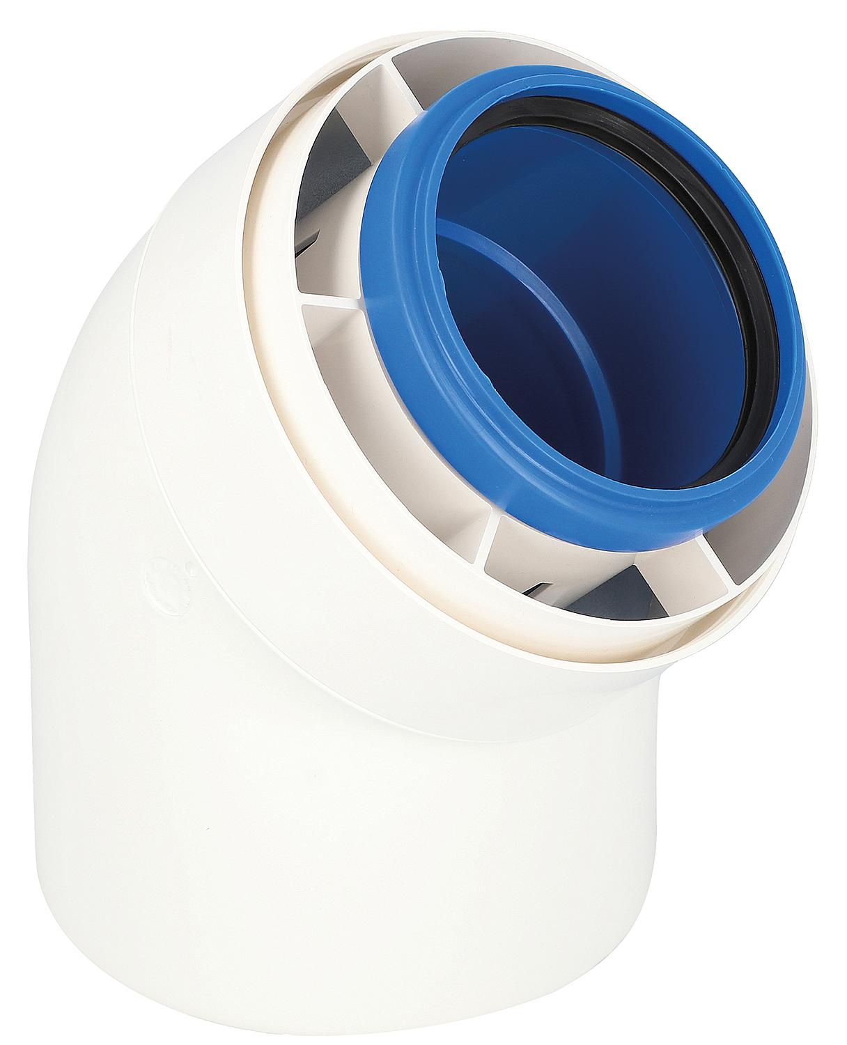 Système d'échappement en plastique métal/PP bleu condensé
 Arc de mur extérieur AZ-C 45°