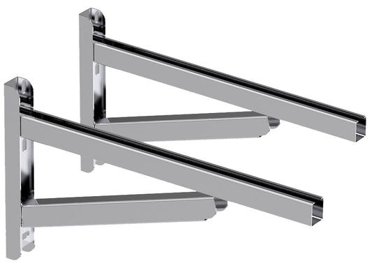 Exterior wall bracket CondensBlue VA for T-piece with air intake 620mm