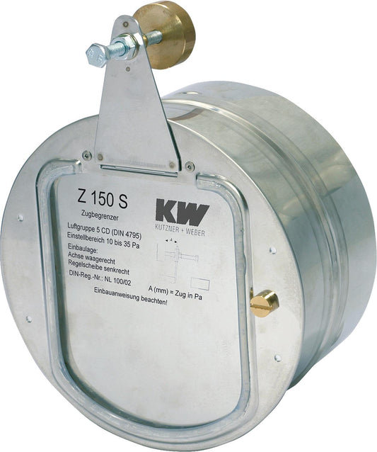 KW draft limiter regulator flap Z 150 S, Ø 150 mm