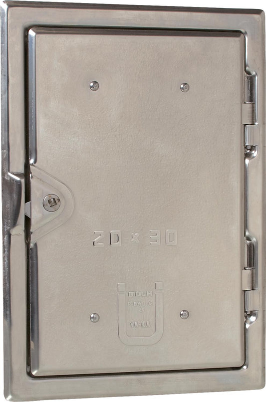 Kamintüren Möck aus Edelstahl V2A