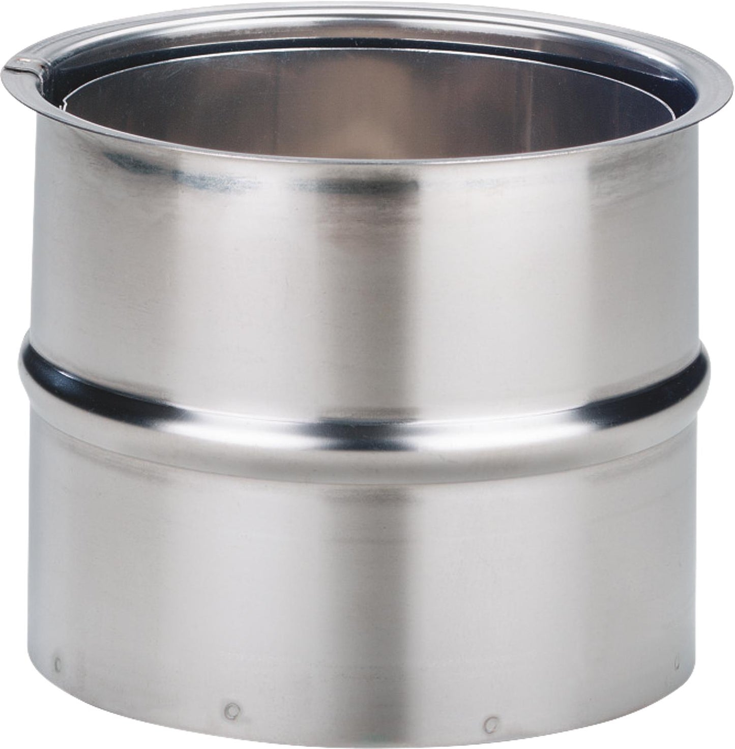 Stainless steel wall sleeve, double, 130 mm - Pack size = 2 pieces