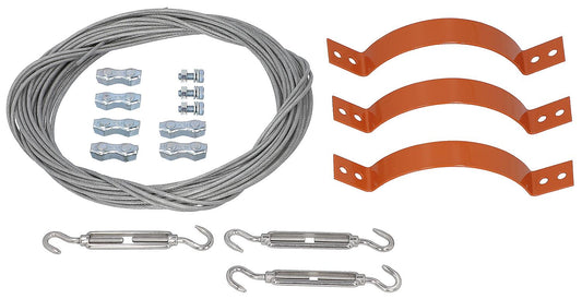 Tension clamp for roof extension, for type nano and type XXs, red
