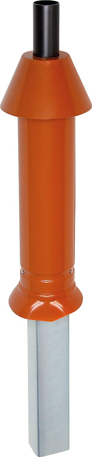 Roof penetration Skobifix XXs, DN 80/125, silver, 1.0m