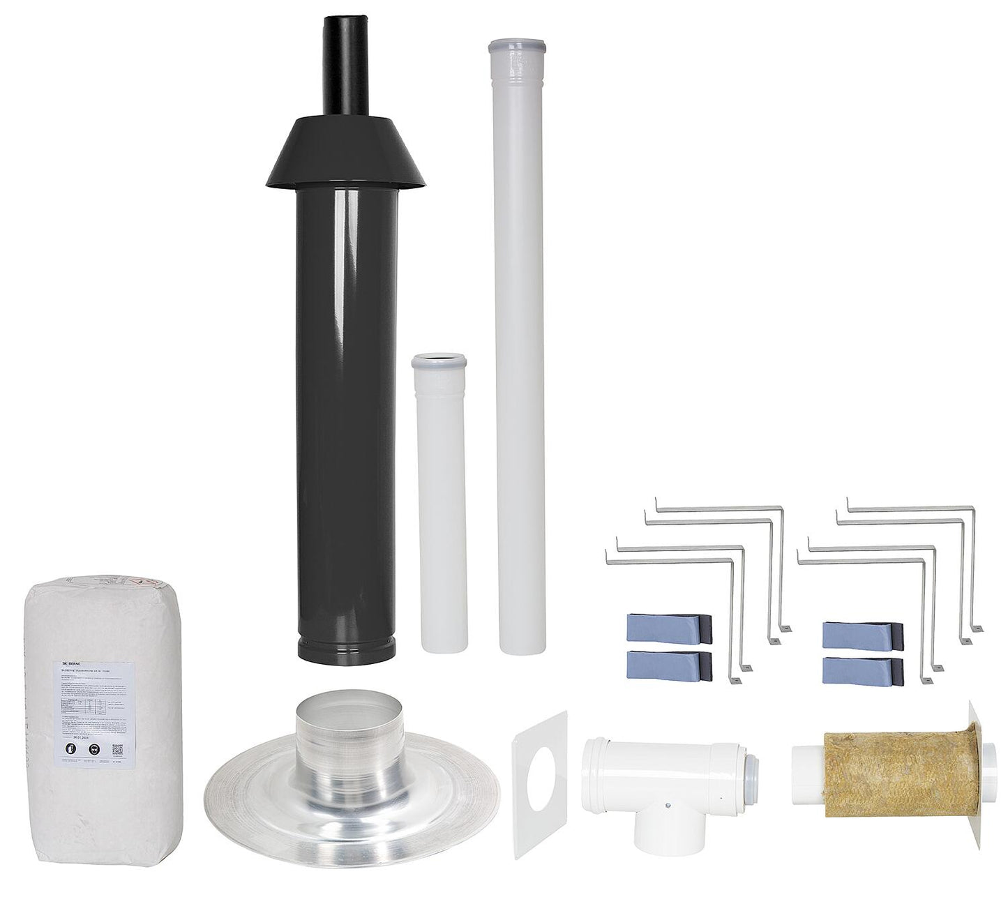 Basic package Porifix, flat roof, DN 60/100, 0.4m