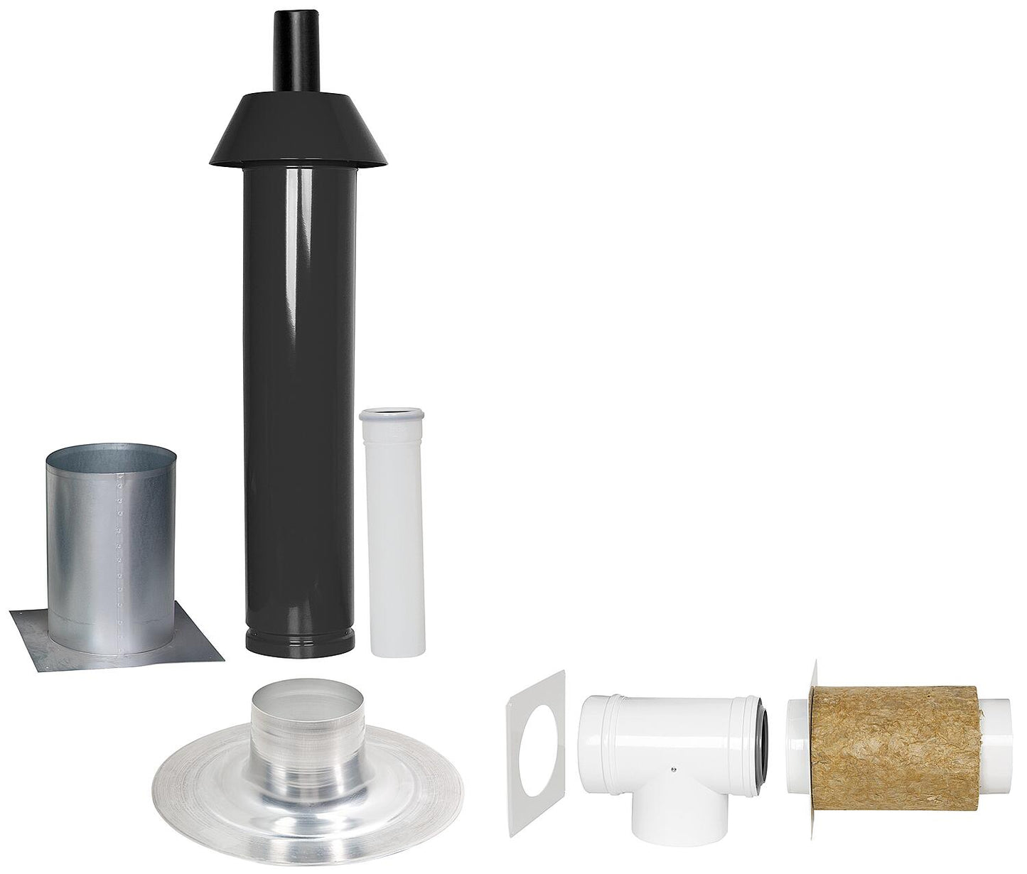 Basic package Unifix210, flat roof, DN 110/150, 1.0m