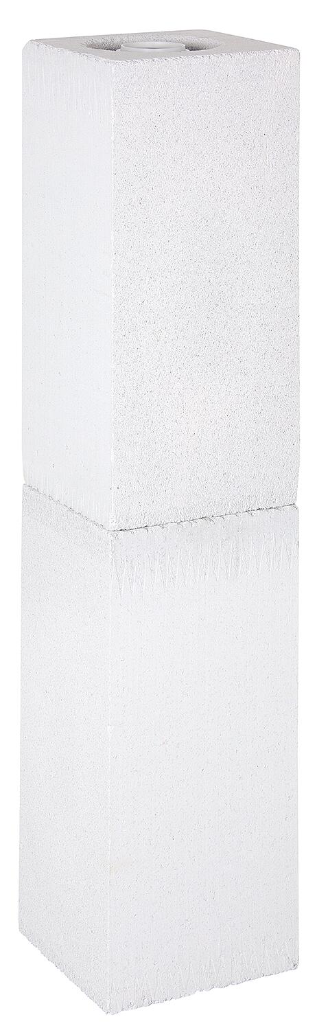 Porifix shaft element, with plastic exhaust pipe, 210 x 210 x 500 mm, DN 60