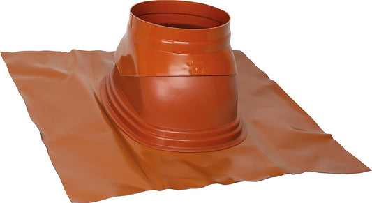 Pitched roof tile Skobifix DN 125, red, 25° - 45°