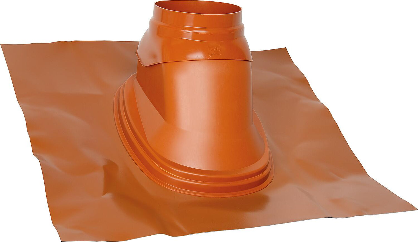 Pitched roof tile Skobifix DN 125, red, 25° - 45°