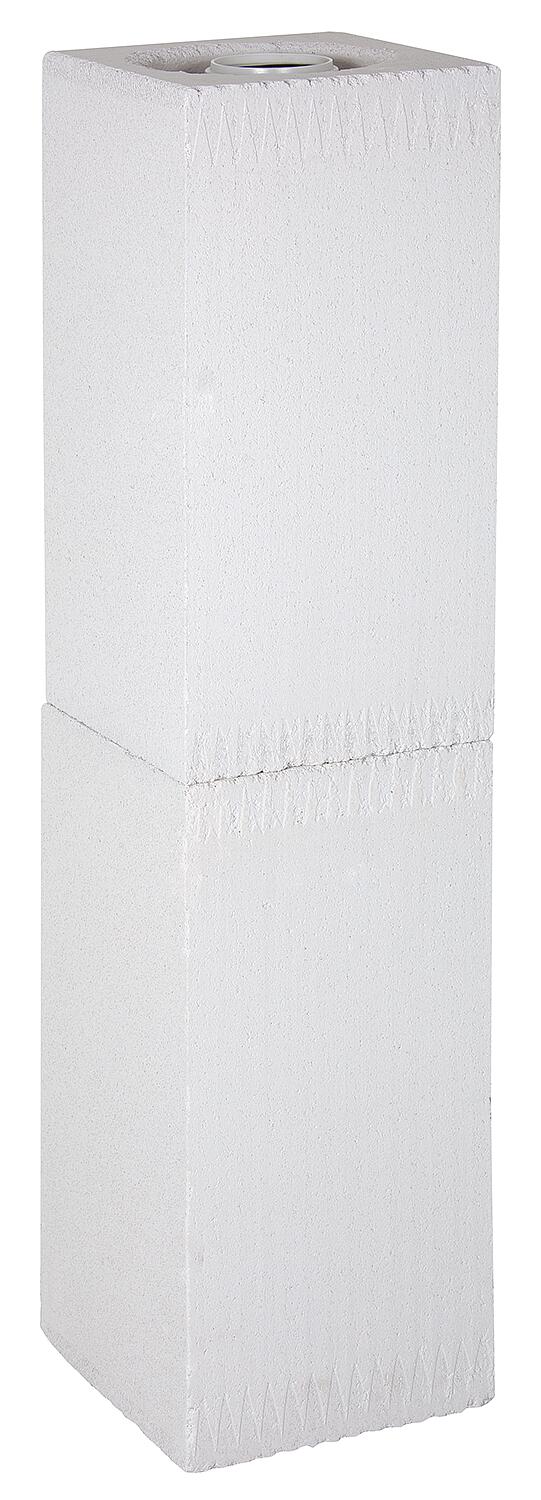 Schachtelement Unifix, mit Kunststoff-Abgasleitung