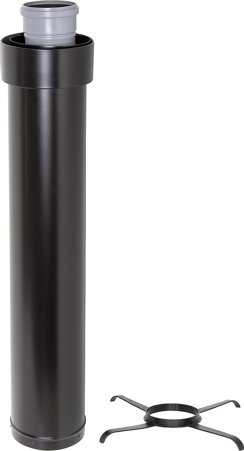 Roof extension, DN 60/125 red, 500mm