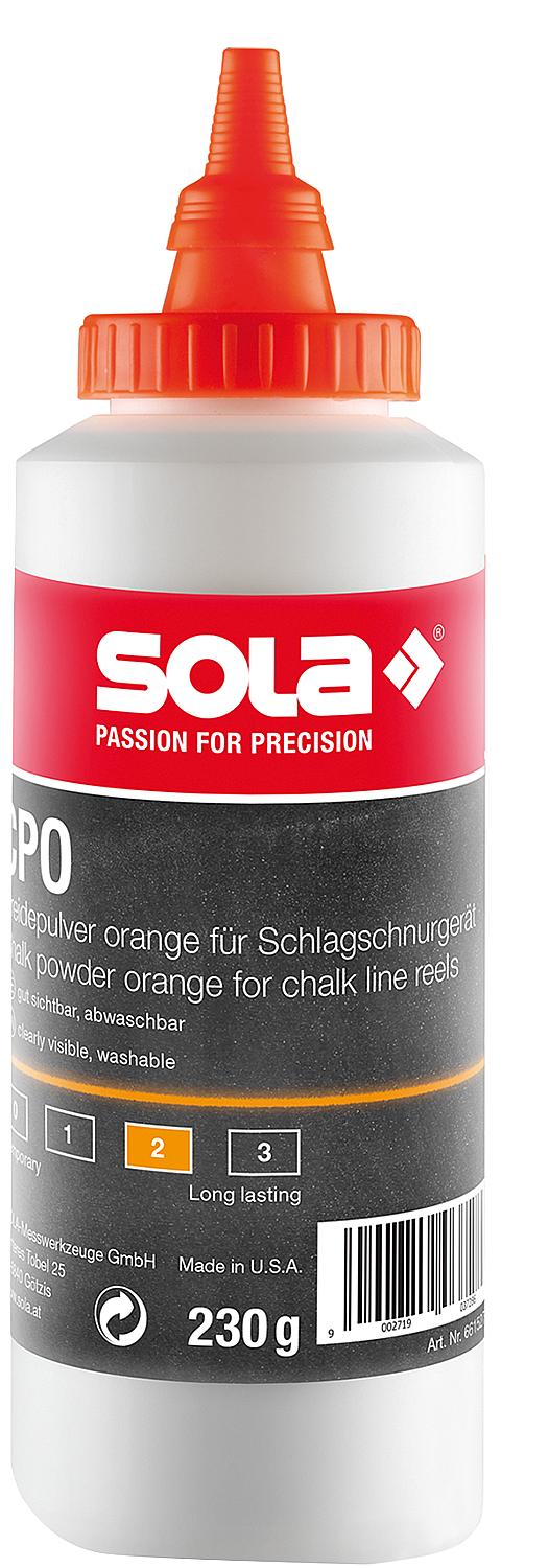 Chalk line Sola orange, 230 g