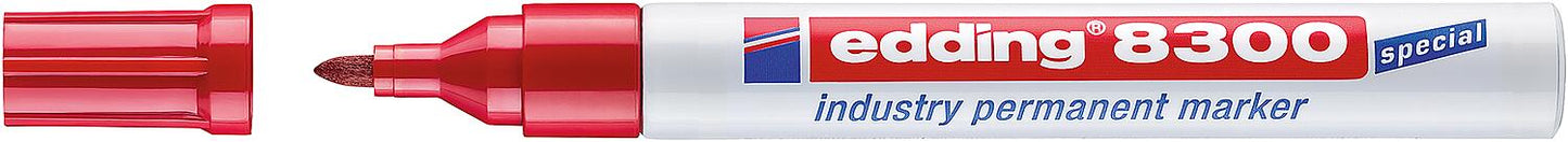 Edding 8300 industrial permanent marker, black