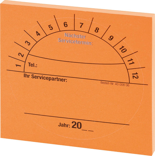 Universal service stickers for stamp imprint D=69 mm, pack size = 60 pieces