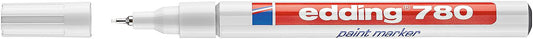 edding Lackmarker 780 weiss Strichbreite 0,8 mm Kunststoffspitze