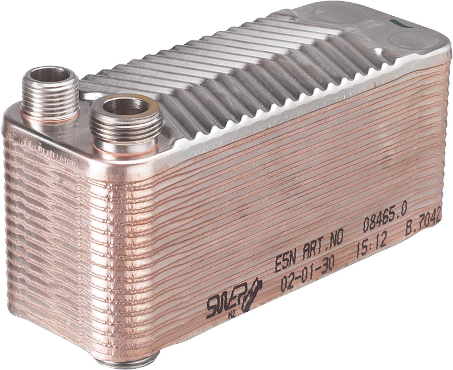 Heat exchanger for condensing boiler ZWBR Ju.No.: 8 715 406 950 replaces No. 8 715 406 659