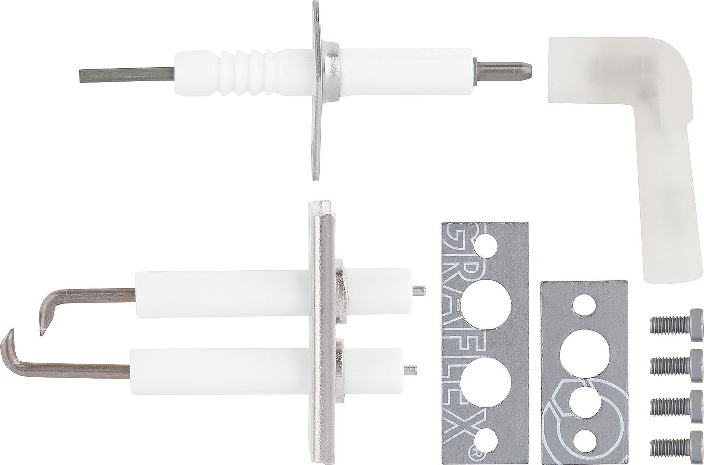 Electrode set for condensing boilers up to FD 967. Part No.: 8 718 107 064